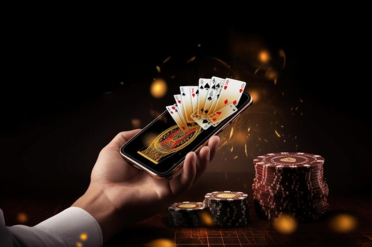 Tampilan bonus mingguan bertema hitam emas